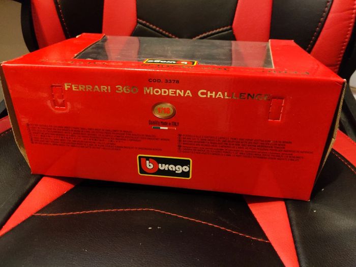Ferrari 360 Modena Challenge #360 - Rouge - 25 Ans En Boîte - Bburago 1/18 - photo numéro 14