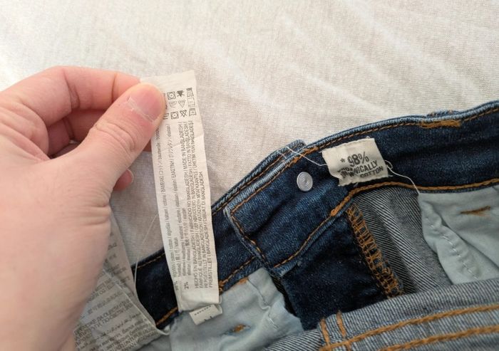 Jean bleu Zara Trafaluc - Coton Organique - Taille 34 (XS) - photo numéro 4