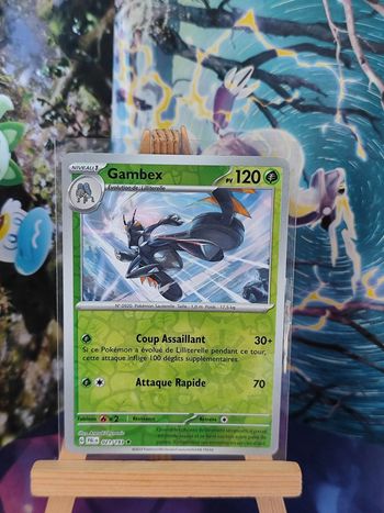 Gambex reverse rare 21/193 évolutions à Paldea