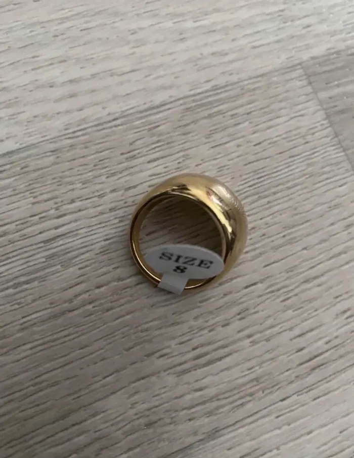 Bague vintage – acier inoxydable - photo numéro 2