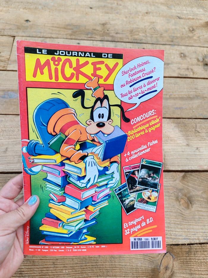 Lot de 4 magazines journal de mickey vintage - photo numéro 5
