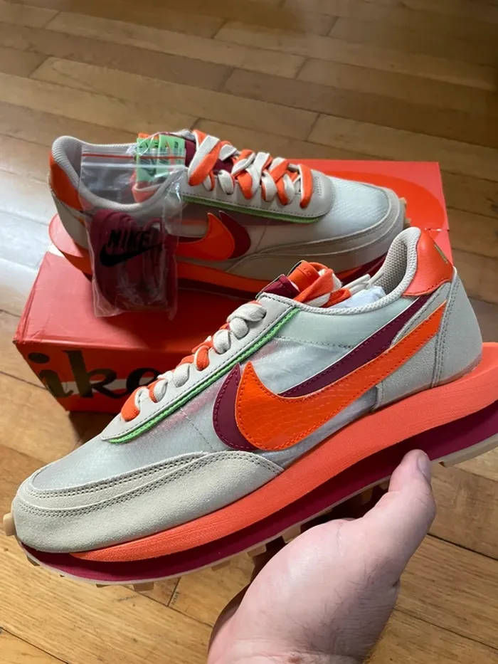 Nike Sacai x Clot x LD Waffle ‘Net Orange’