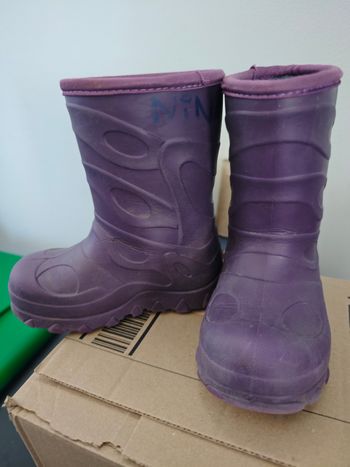 Bottes de pluie fourrées