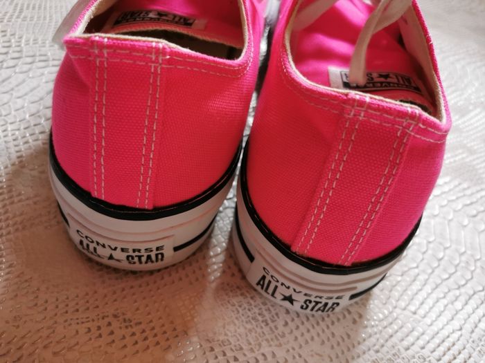 Baskets Converse basses rose fluo T40 - photo numéro 4