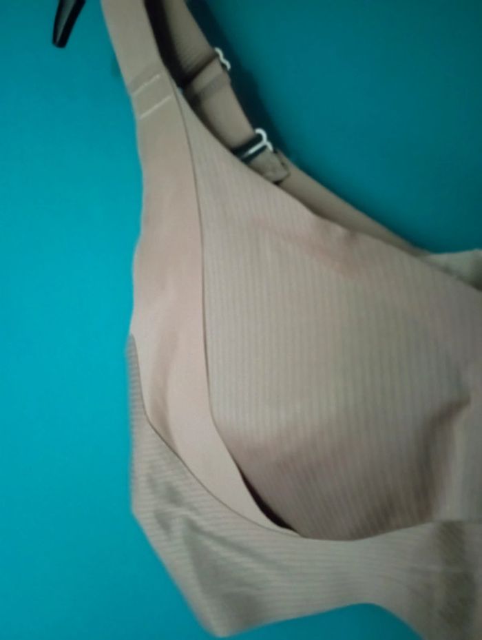 Soutien gorge/brassière extensible beige - photo numéro 8