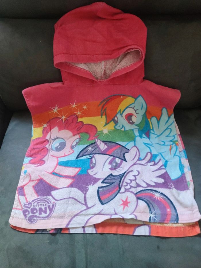 Serviette de bain poncho my little pony
