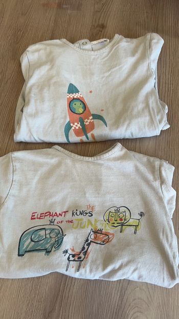 Lot de 2 pyjamas Kitchoun en 3 ans