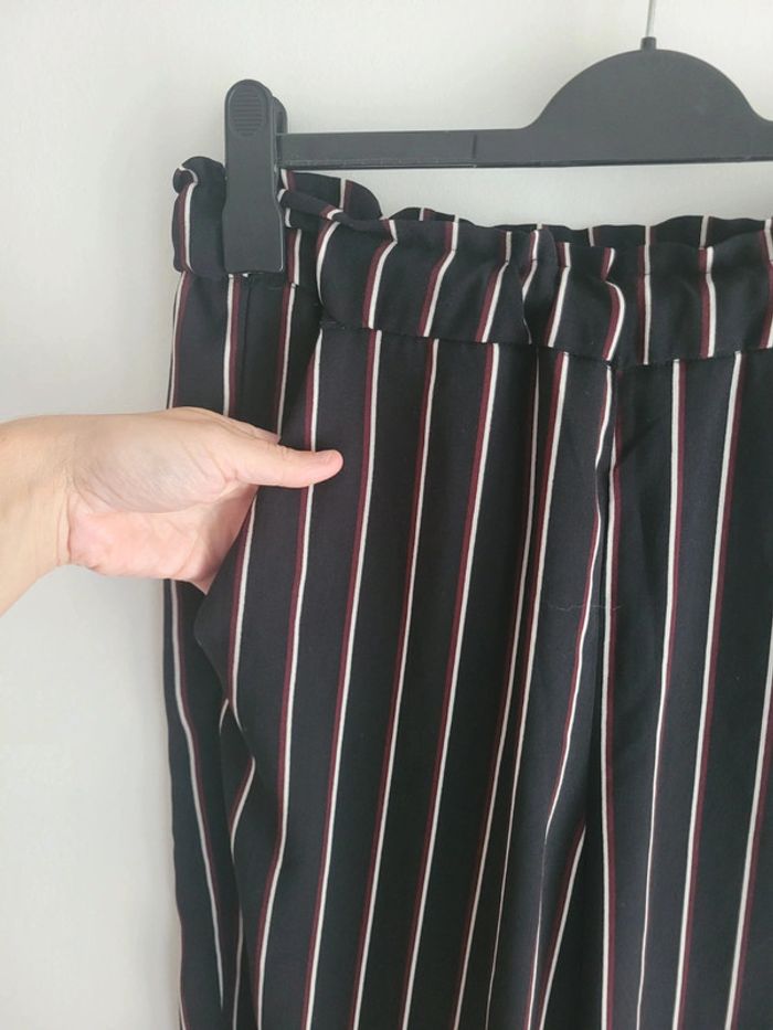 Pantalon large rayé - photo numéro 3