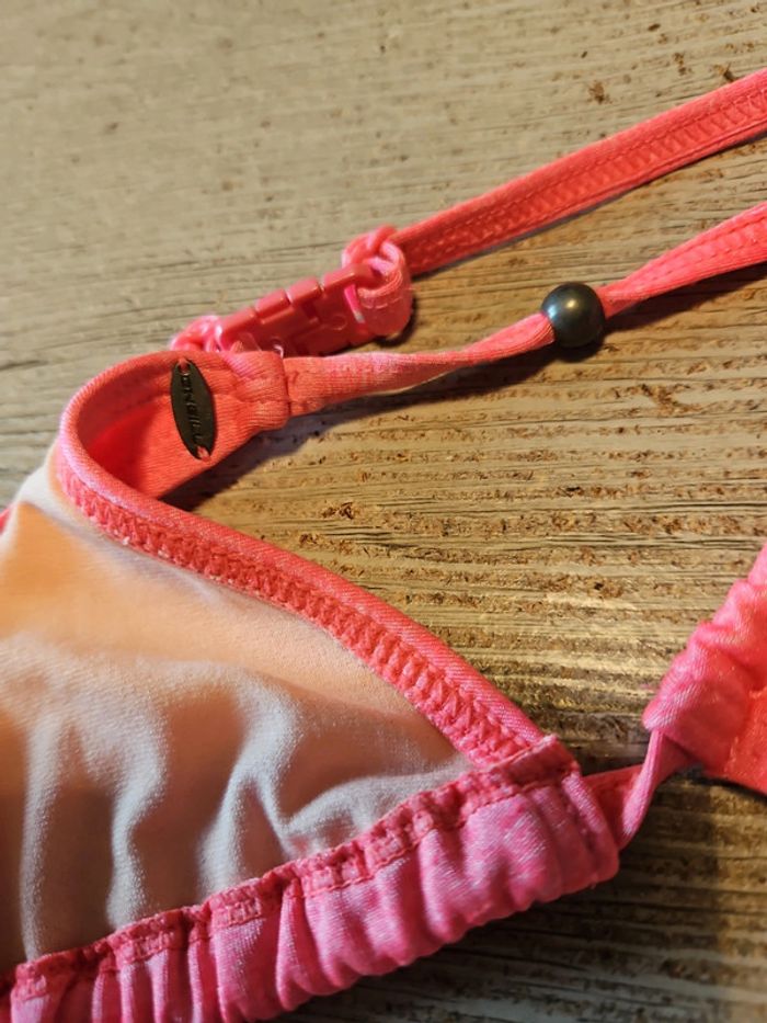 Bikini rose fluo, O'Neill, 10/12 ans, en excellent état - photo numéro 7