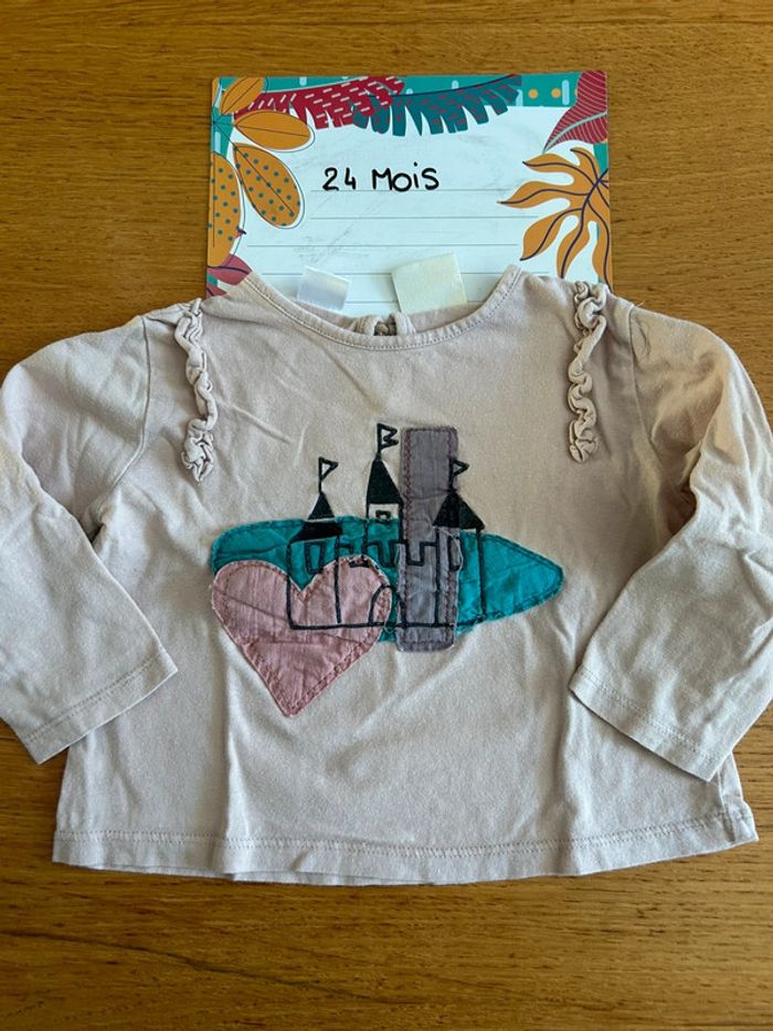 Lot de tee-shirts ML fille - 17 pièces - 24 mois - photo numéro 18