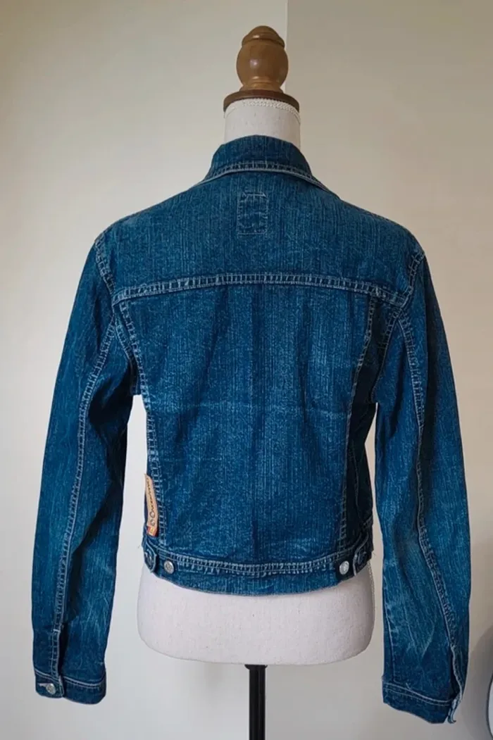 Veste en jean bleue foncée Cimarron Taille 38 - photo numéro 4