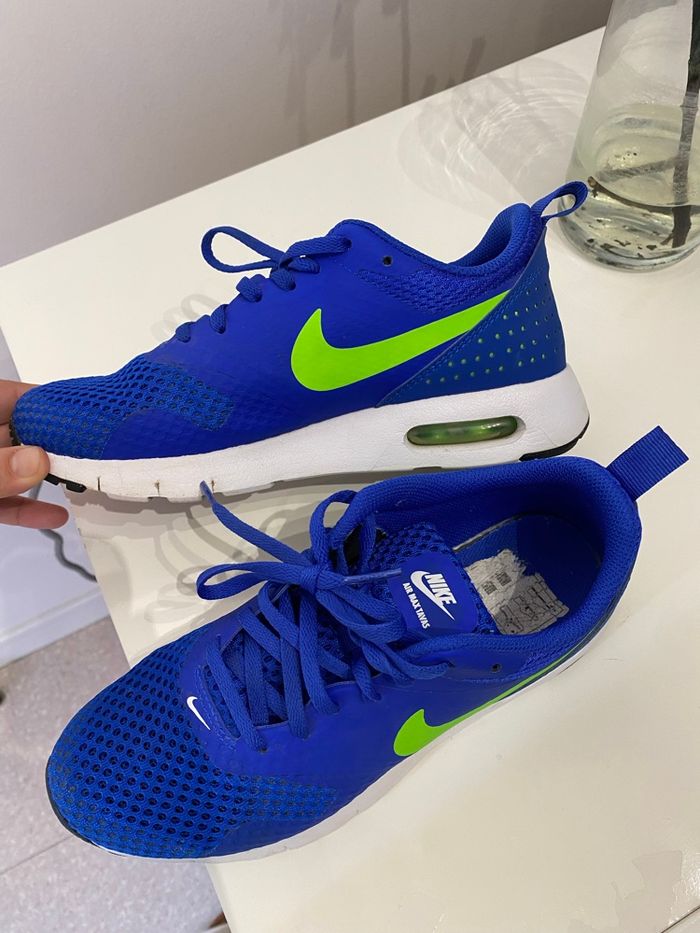 Basket Nike air max bleu - photo numéro 5