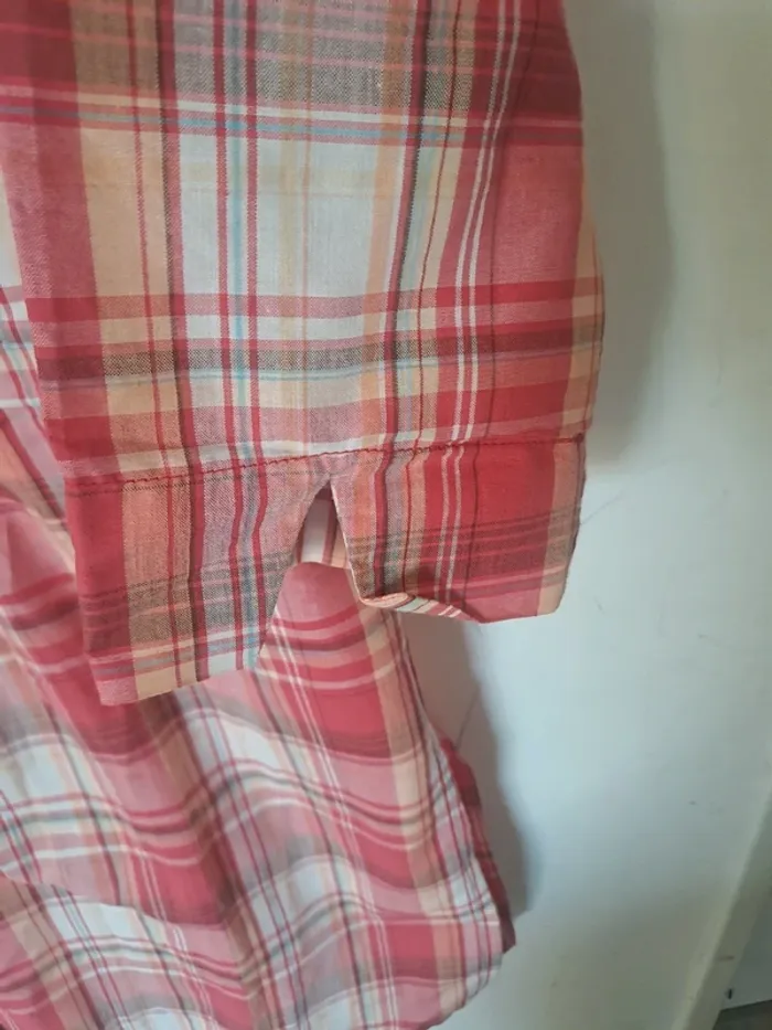 Chemise longue / Tunique à carreaux Celaia Taille 42 - photo numéro 7