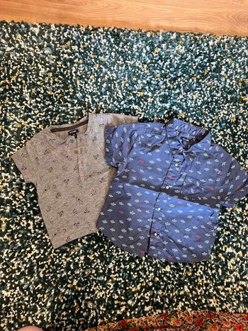 Lot manches courtes 12 mois