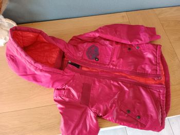 Manteau rouge 5 ans