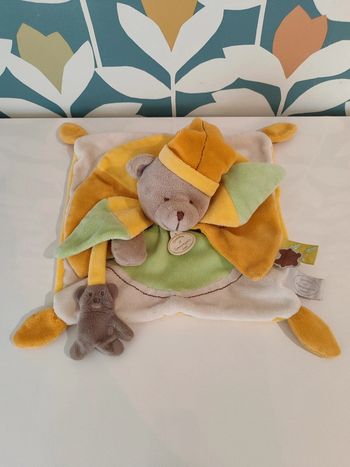 doudou plat ours ourson nounours melis doudou et compagnie