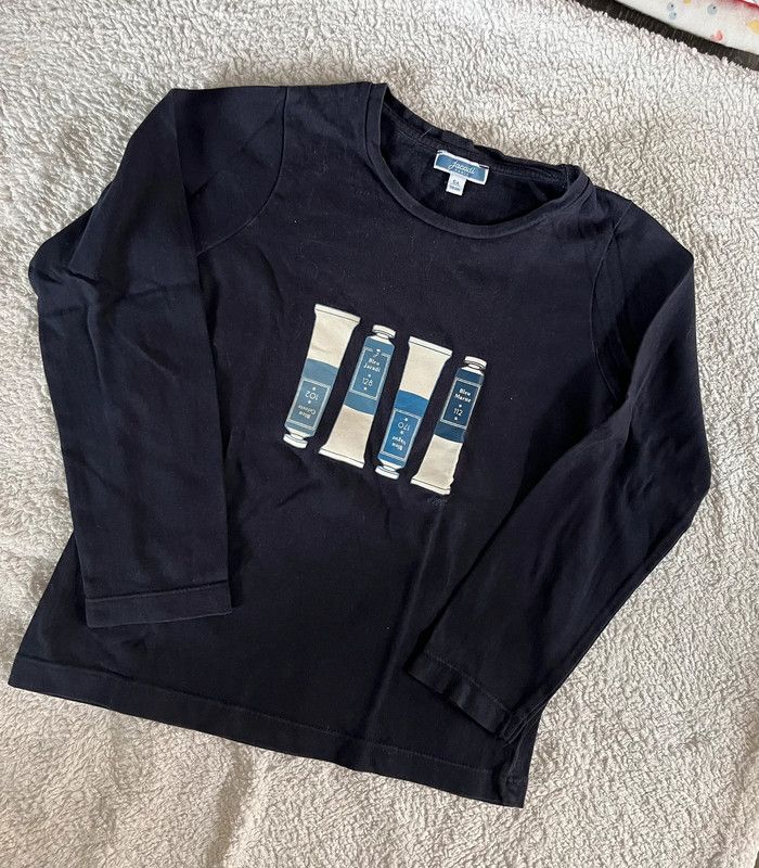 6 ans Jacadi bleu marine peinture - photo numéro 3