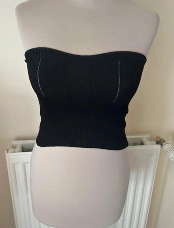Top bustier, noir, Miss selfridge