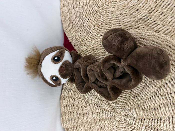 Jouet pour chien Beeztees, , élastique, en peluche, marron