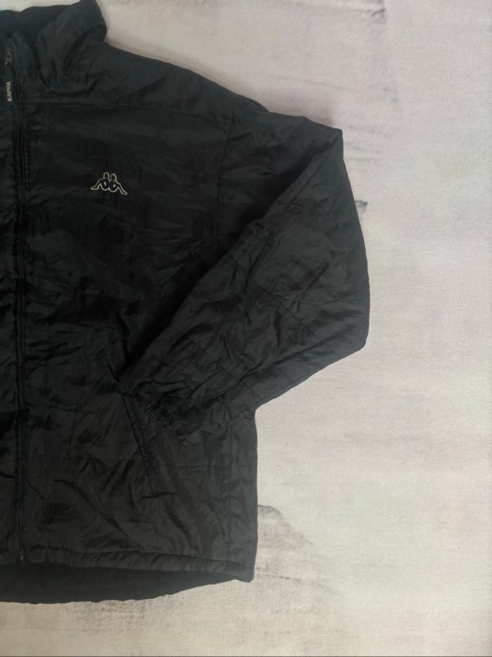 Manteau Kappa vintage taille XL noir anthracite - photo numéro 4