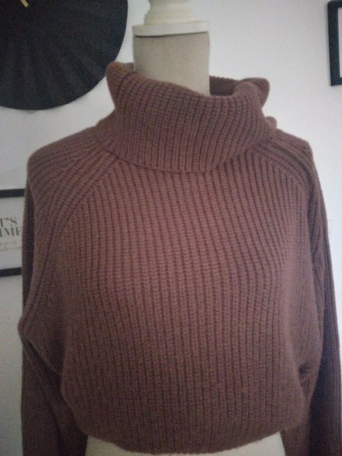 🌸Pull marron à col roulé🌸 - photo numéro 2