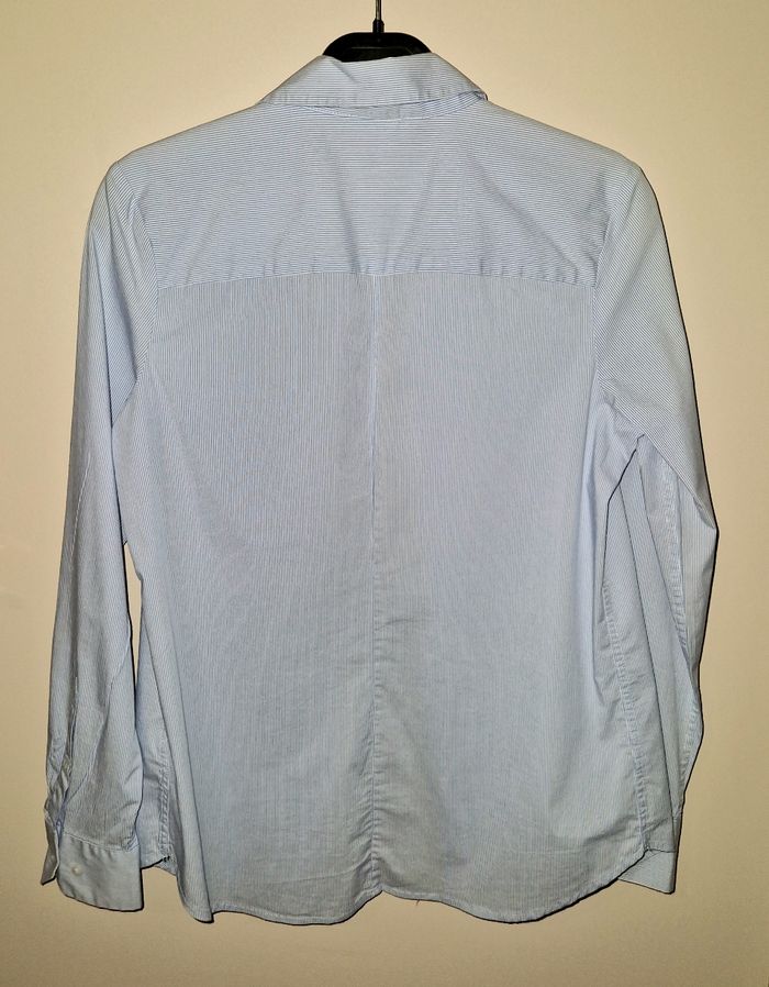 Chemise rayée bleu clair et blanche 34 neuve - photo numéro 3