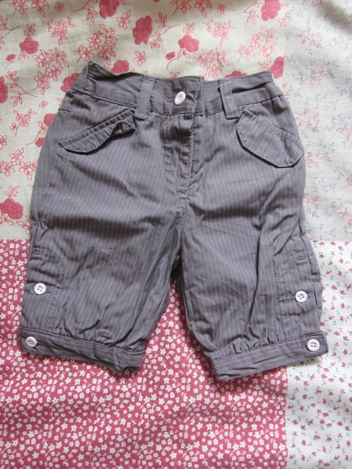 Pantalong toile brun 6 mois