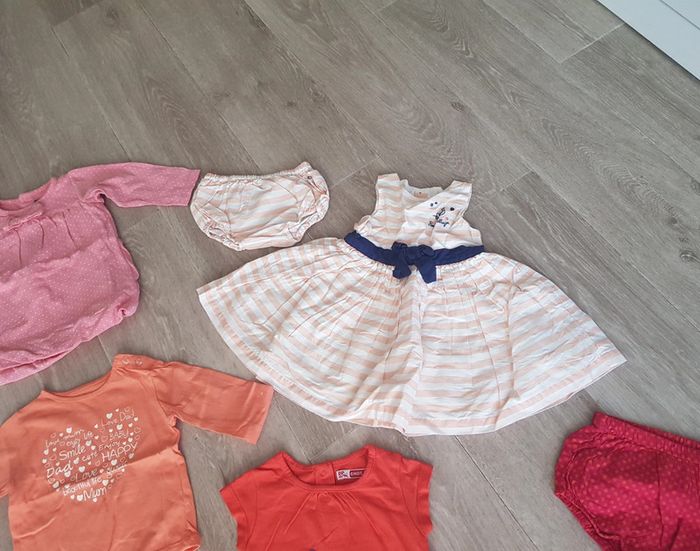 Lot été fille 6 mois marques diverses Dpam Sergent major Jaquadi Disney - photo numéro 5