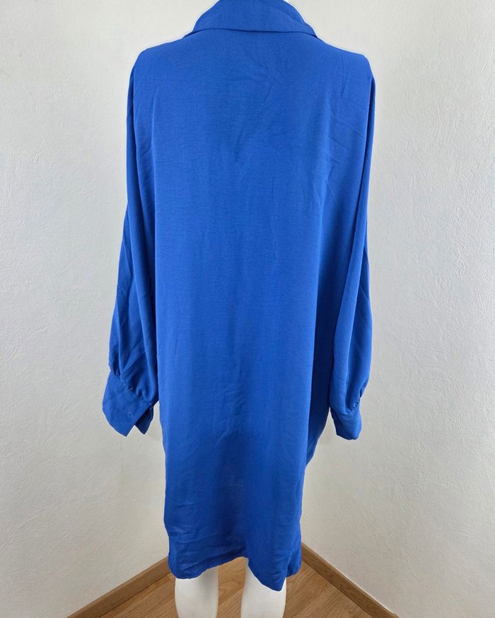 Robe chemise bleue manches longues – Taille M - photo numéro 3