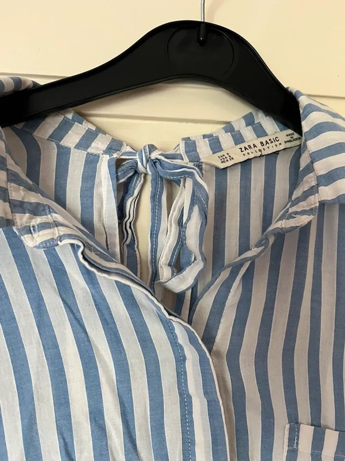 Blouse rayée zara - photo numéro 6