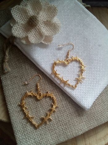 Boucles d'oreilles l'amour vache