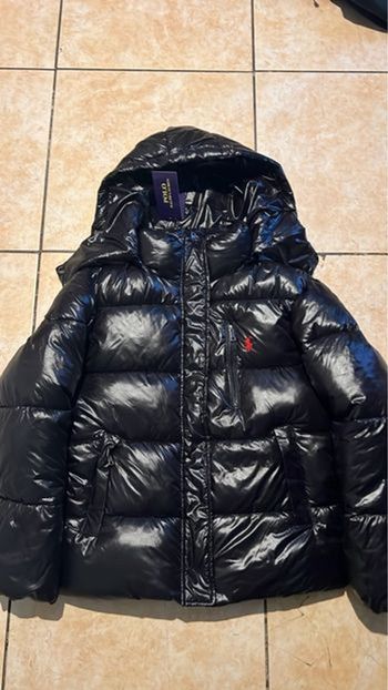 Doudoune Ralph Lauren neuf avec étiquette noir brillante taille M