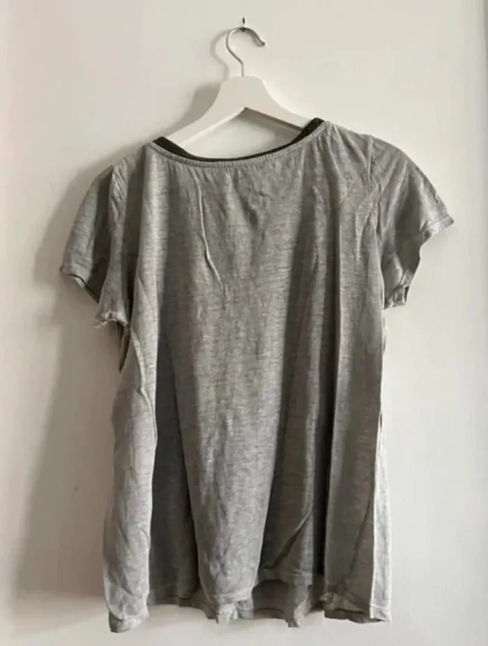 T-shirt Maje gris - photo numéro 2