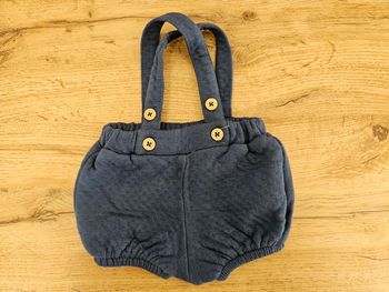 Salopette courte molletonnée