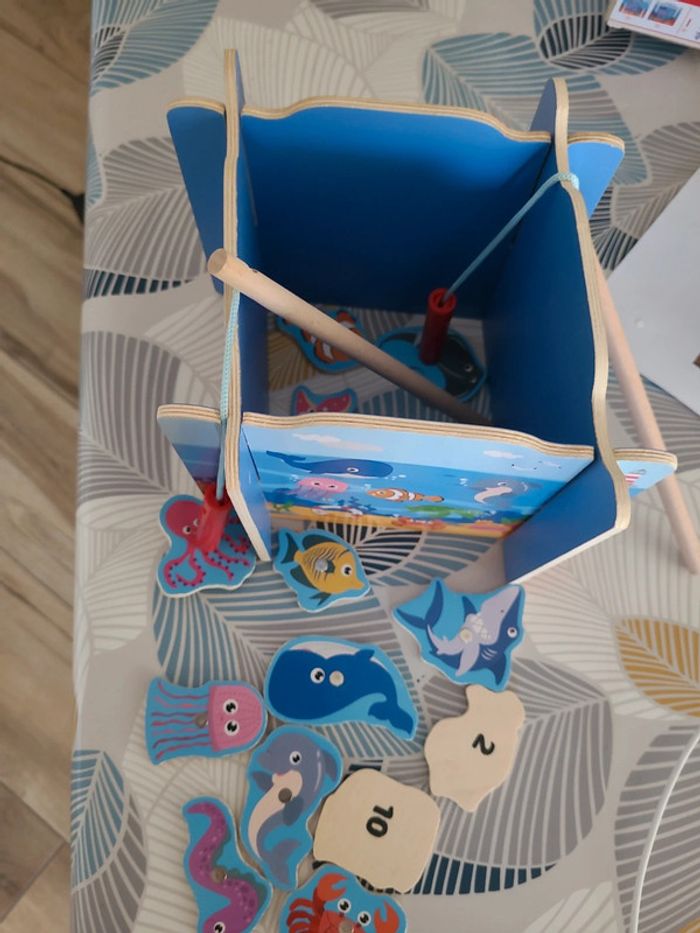 Pêche en ligne en bois - photo numéro 3