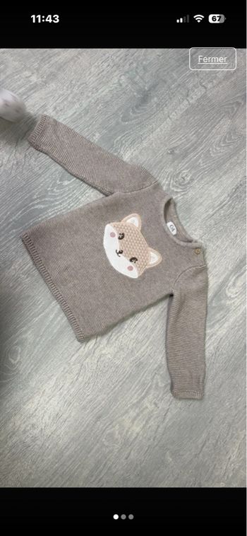 Pull bébé 