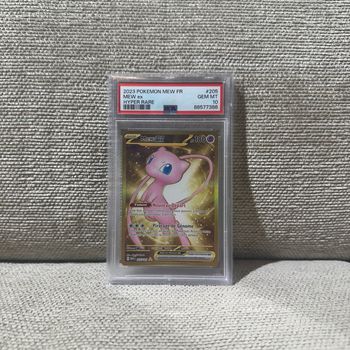 Carte Pokémon Mew gold ex PSA10