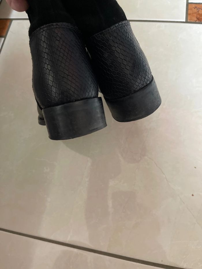 Bottines effet crocodile - photo numéro 3