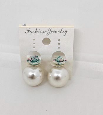 Paire de boucles d'oreilles.
Neuve.
Fleur 2