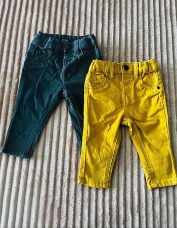 Lot 2 pantalons bébé Kiabi 6 mois