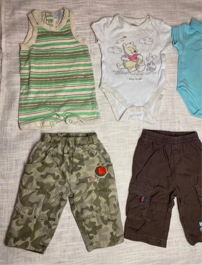 Lot de 4 pantalons et 3 hauts pour bébé (3 mois) - photo numéro 4
