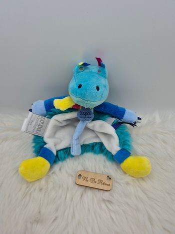 Doudou Crocodile Attache Tétine Topi'Cool Doudou et Compagnie DC3285