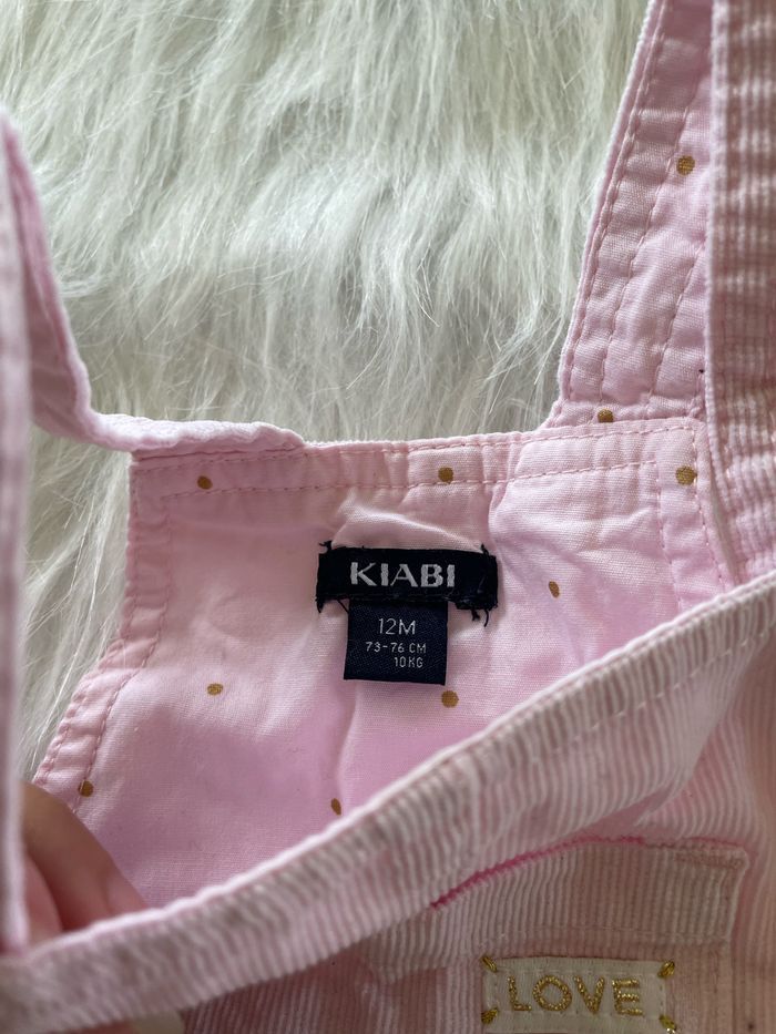 Très jolie robe velours kiabi 12 mois - photo numéro 2