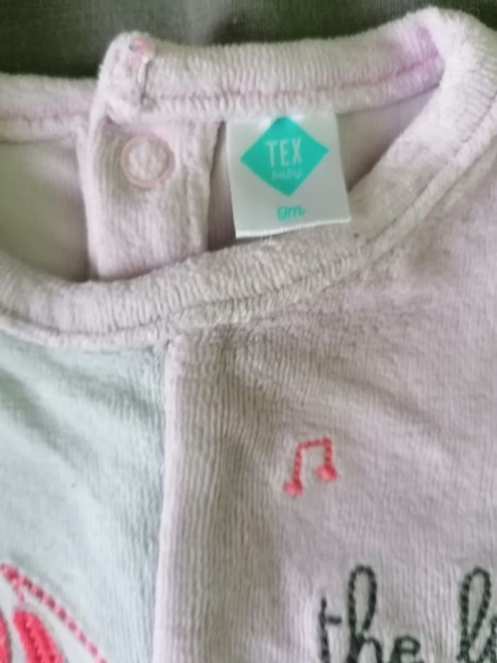 Lot 7 vêtements mi saison bébé fille 9 mois - photo numéro 8