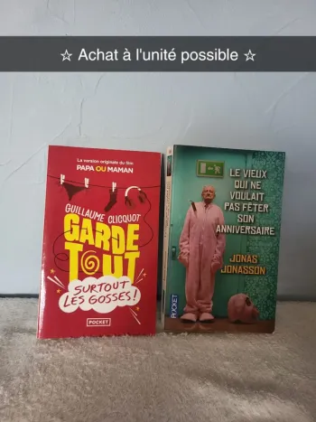 Lot de 2 livres comédies - Pocket
