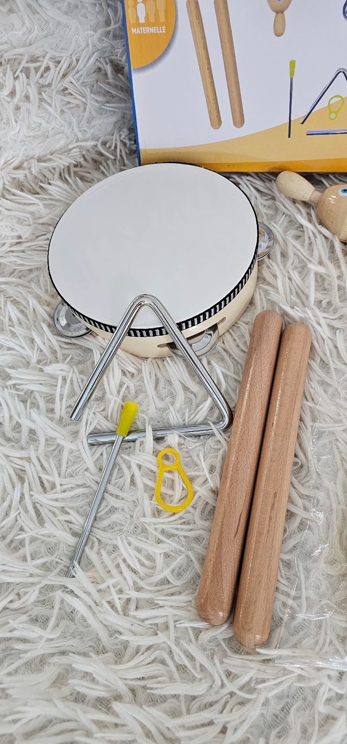 Instruments en bois les apprentis montessori neuf - photo numéro 4