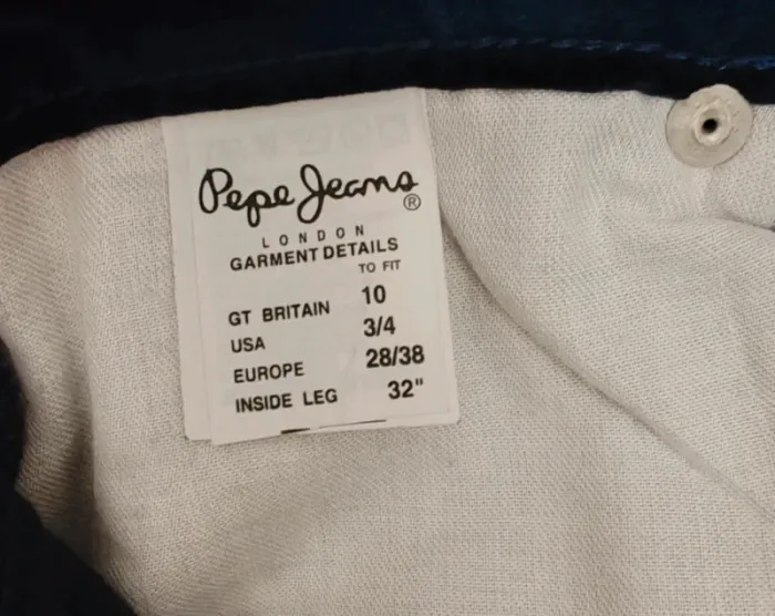 Jean Pepe Jeans London vintage Flare Taille Basse (W28 L32) NEUF - photo numéro 6