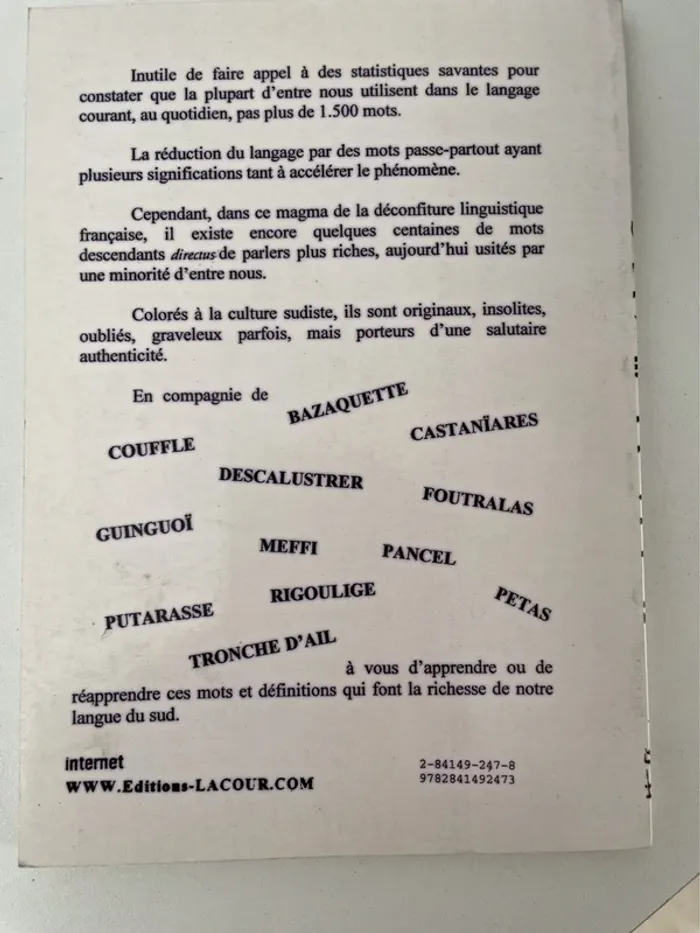 Les Mots coutumiers du Midi - photo numéro 2