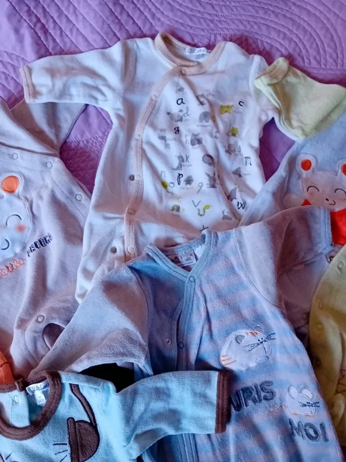 Pyjamas bébé pickouic et kitchoun - photo numéro 5