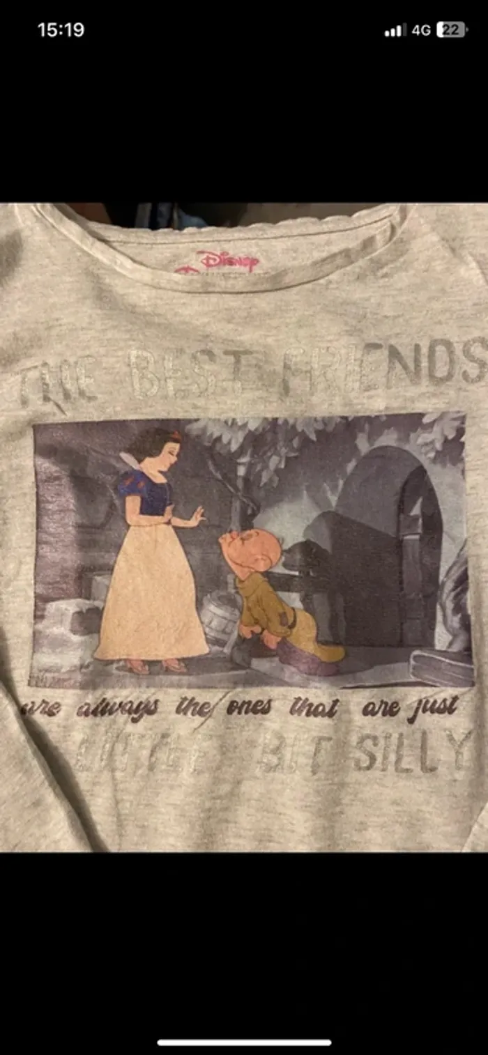 Tee-shirts blanche neige - photo numéro 3